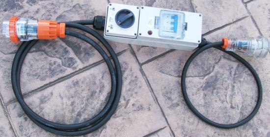 5 Pin 32 Amp to 20 Amp (3) Three Phase Adaptor.